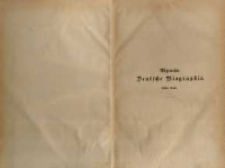 Allgemeine deutsche Biographie. Bd. 1, Van der Aa - Baldamus. Auf Veranlassung und mit Unterst&uuml;tzung Seiner Majestaet des K&ouml;nigs von Bayern Maximilian II ; hrsg. durch die Historische Commission bei der K&ouml;nigl. Akademie der Wissenschaften