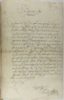 Listy Maksymiliana ks. Bawarii do króla Zygmunta III, Monachium 04.03.1598