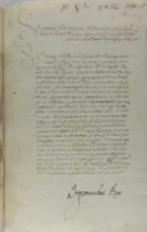 List króla Zygmunta III do Pasquale Cicogna doży weneckiego, Warszawa 18.05.1598