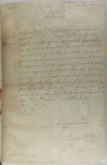 List Maksymiliana ks. Bawarii do króla Zygmunta III, Monachium 22.05.1598