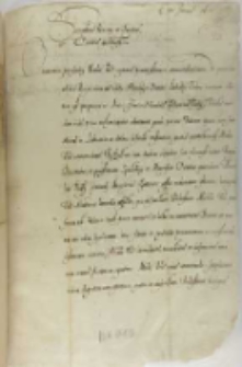 List Jana Kuthacsa, arcybiskupa strygońskiegodo króla Zygmunta III, Tyrnawa 20.01.1600