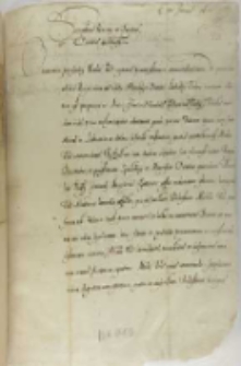List Jana Kuthacsa, arcybiskupa strygońskiegodo króla Zygmunta III, Tyrnawa 20.01.1600