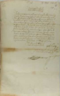 List Konstantego księcia Ostrowskiego, wojewody kijowskiego do króla Zygmunta III, Ostróg 01.03.1604