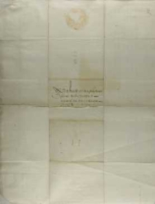 List Marii królowej francuskiej do króla Zygmunta III, Paryż 06.03.1614