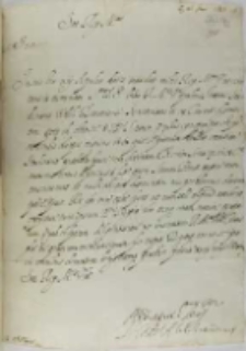 List kardynała Pietro Aldobrandiniego do króla Zygmunta III, Terrerria 26.06.1623