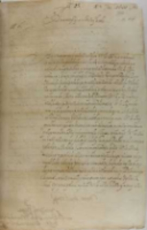 List Bernarda Maciejowskiego do króla Zygmunta III, Beiść 03.09.1601