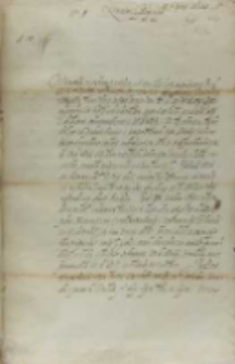 List Mikołaja Zebrzydowskiego, wojewody krakowskiego do króla Zygmunta III, Lanckorona 07.11.1601