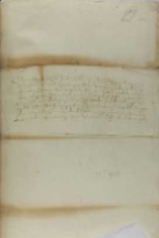 List Jana Karola Chodkiewicza do króla Zygmunta III, obóz pod Dertem 28.01.1603