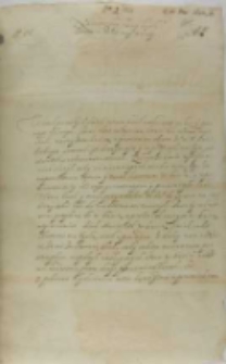 List Stanisława Żółkiewskiego do króla Zyygmunta III, Lwów 10.05.1603