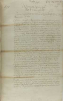 List Jerzego Mniszka, wojewody sandomierskiego do króla Zygmunta III, Sambor 24.05.1603