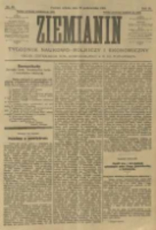 Ziemianin. Tygodnik naukowo-rolniczy i ekonomiczny; organ Centralnego Towarzystwa Gospodarczego w Wielkiem Księstwie Poznańskiem 1906.10.20 R.56 Nr42