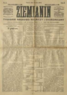 Ziemianin. Tygodnik naukowo-rolniczy i ekonomiczny; organ Centralnego Towarzystwa Gospodarczego w Wielkiem Księstwie Poznańskiem 1917.03.18 R.68 Nr11