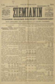 Ziemianin. Tygodnik naukowo-rolniczy i ekonomiczny; organ Centralnego Towarzystwa Gospodarczego w Wielkiem Księstwie Poznańskiem 1917.10.14 R.68 Nr41