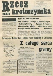Rzecz Krotoszyńska 1992.02.29 Nr2(22)