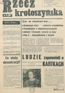 Rzecz Krotoszyńska 1992.09.25 Nr9(29)