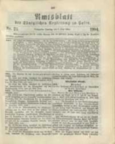 Amtsblatt der Königlichen Regierung zu Posen.1904.06.07 Nr.23