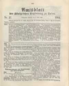 Amtsblatt der Königlichen Regierung zu Posen.1904.07.05 Nr.27