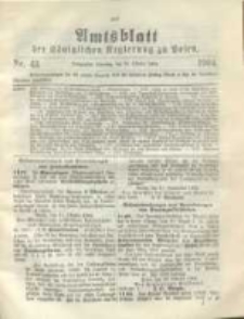 Amtsblatt der Königlichen Regierung zu Posen.1904.10.25 Nr.43