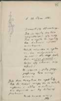 List Józefa Ignacego Kraszewskiego do Wawrzyńca Benzelstjerny-Engeströma z 23 stycznia 1881 roku