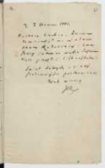 List Józefa Ignacego Kraszewskiego do Wawrzyńca Benzelstjerny-Engeströma z 3 czerwca 1881 roku