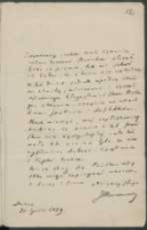 List Józefa Ignacego Kraszewskiego do Wawrzyńca Benzelstjerny-Engeströma z 31 grudnia 1879 roku