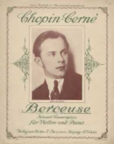 Berceuse Konzert - Transcription für Violine und Piano