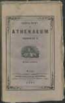Athenauem: pismo poświęcone historii, literaturze, sztukom, krytyce itd. 1847 Nr4