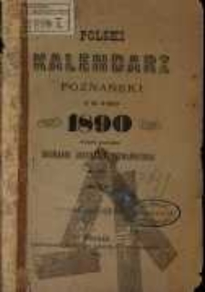 Polski Kalendarz Poznański na rok zwyczajny 1890.