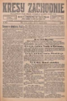 Kresy Zachodnie: pismo poświęcone obronie interesów narodowych na zachodnich ziemiach Polski 1926.01.14 R.4 Nr10