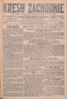 Kresy Zachodnie: pismo poświęcone obronie interesów narodowych na zachodnich ziemiach Polski 1926.01.30 R.4 Nr24
