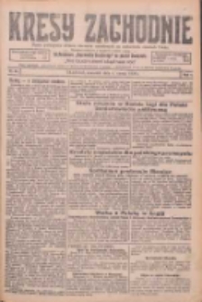 Kresy Zachodnie: pismo poświęcone obronie interesów narodowych na zachodnich ziemiach Polski 1926.03.04 R.4 Nr51