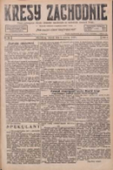 Kresy Zachodnie: pismo poświęcone obronie interesów narodowych na zachodnich ziemiach Polski 1926.06.06 R.4 Nr127