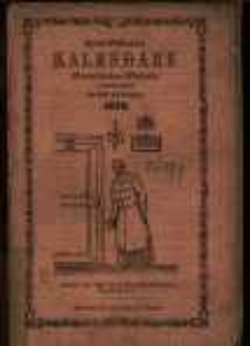 Sjerp-Polaczka Kalendarz Katolicko-Polski z podobnemi, jak tu obok, drzeworytami na rok zwyczajny 1875 z wykazem wszystkich jarmarków w Wielkim Xsięstwie Poznańskiem, Prusach Wschodnich i Zachodnich jako też Sląsku i niektórych w Pomeranii, Brandenburgii i dalszych Niemczech a nawet pod rządem Rossyjskim i Austryjackim …