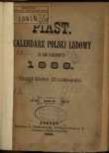 Piast: kalendarz polski ludowy na rok przestępny 1888. R.11.