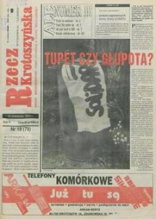 Rzecz Krotoszyńska 1995.09.21 R.6 Nr19(79)