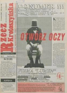 Rzecz Krotoszyńska 1995.11.16 R.6 Nr23(83)