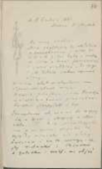 List Józefa Ignacego Kraszewskiego do Wawrzyńca Benzelstjerny-Engeströma z 17 grudnia 1881 roku