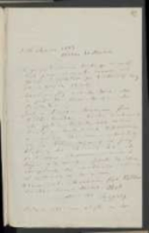 List Józefa Ignacego Kraszewskiego do Wawrzyńca Benzelstjerny-Engeströma z 16 stycznia 1883 roku