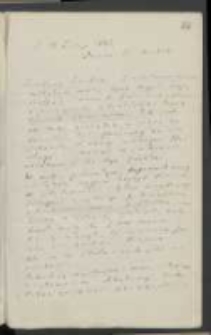 List Józefa Ignacego Kraszewskiego do Wawrzyńca Benzelstjerny-Engeströma z 14 lutego 1883 roku