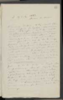 List Józefa Ignacego Kraszewskiego do Wawrzyńca Benzelstjerny-Engeströma z 19 lutego 1883 roku