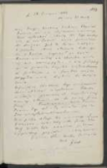 List Józefa Ignacego Kraszewskiego do Wawrzyńca Benzelstjerny-Engeströma z 18 sierpnia 1883 roku