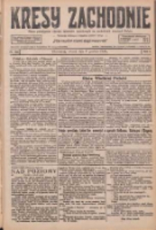 Kresy Zachodnie: pismo poświęcone obronie interesów narodowych na zachodnich ziemiach Polski 1926.12.07 R.4 Nr282