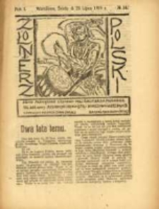 Żołnierz Polski : pismo poświęcone czynowi i doli żołnierza polskiego. R.1 1919 nr34