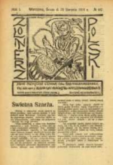 Żołnierz Polski : pismo poświęcone czynowi i doli żołnierza polskiego. R.1 1919 nr44