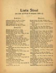Listy strat 1919