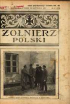 Żołnierz Polski : pismo poświęcone czynowi i doli żołnierza polskiego. R.3 1921 nr64