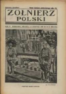 Żołnierz Polski : pismo poświęcone czynowi i doli żołnierza polskiego. R.4 1922 nr15 i 16