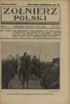 Żołnierz Polski : pismo poświęcone czynowi i doli żołnierza polskiego. R.4 1922 nr28