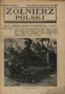 Żołnierz Polski : pismo poświęcone czynowi i doli żołnierza polskiego. R.4 1922 nr44