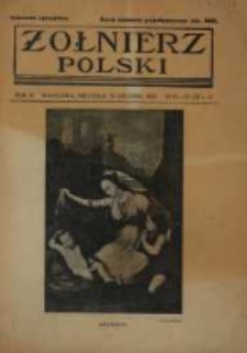Żołnierz Polski : pismo poświęcone czynowi i doli żołnierza polskiego. R.4 1922 nr52-53
